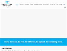 Tablet Screenshot of electrowaves.fi